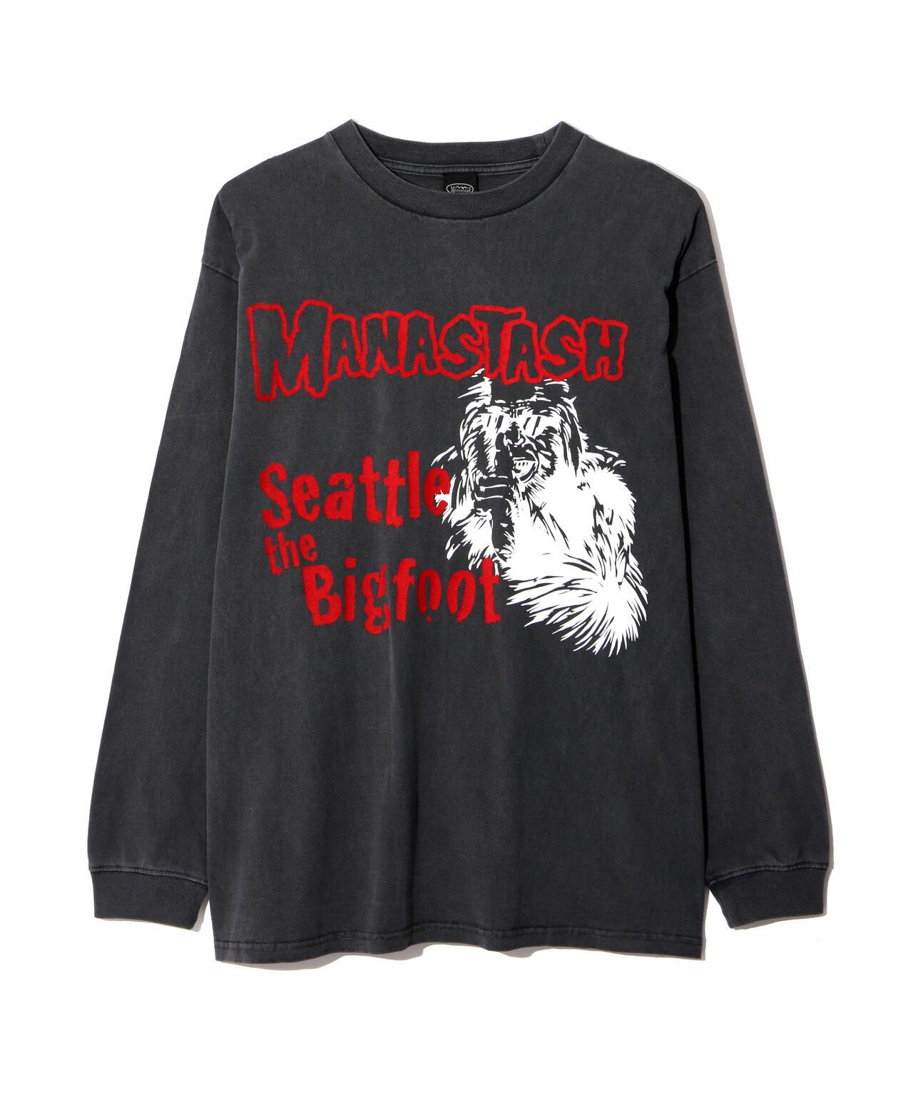 MANASTASH マナスタッシュ PUMICE L/S TEE BIG FOOT 長袖T恤