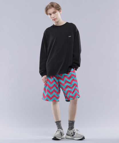 MANASTASH ZG COLOR SHORTS 之字拼色休閒短褲