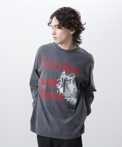 MANASTASH マナスタッシュ PUMICE L/S TEE BIG FOOT 長袖T恤