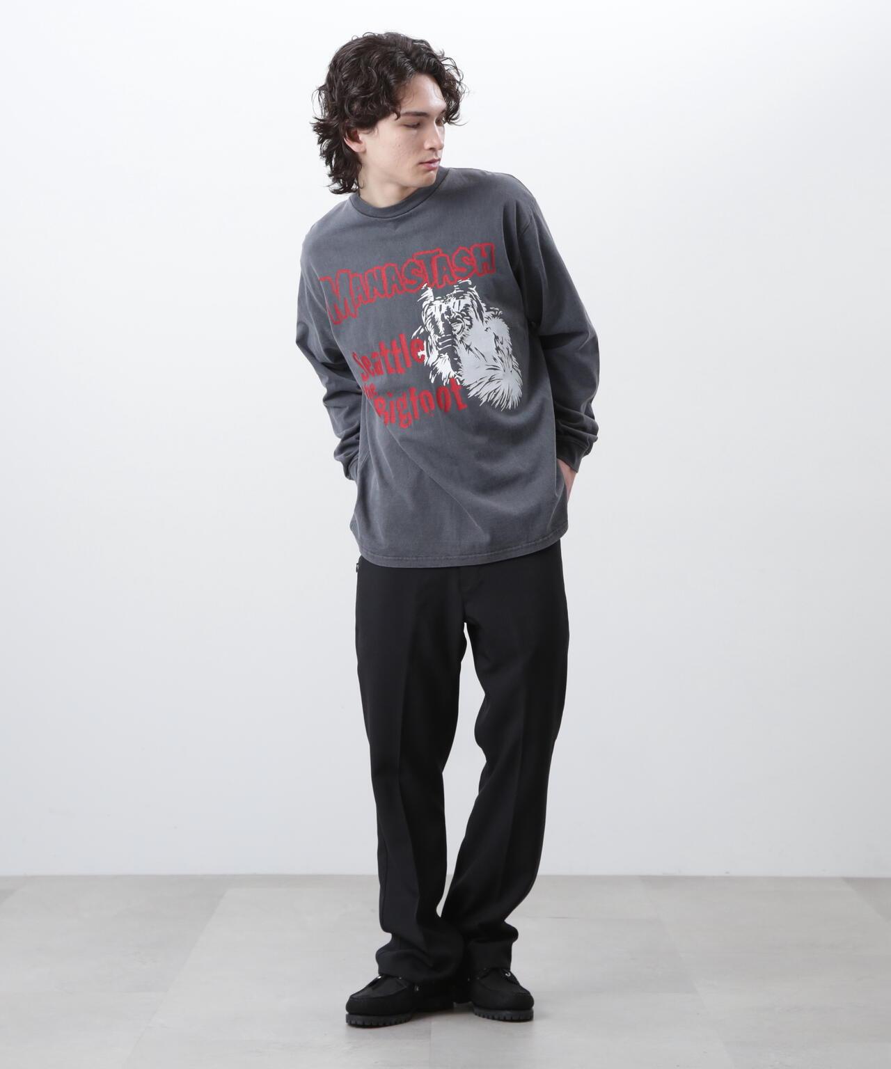 MANASTASH マナスタッシュ PUMICE L/S TEE BIG FOOT 長袖T恤
