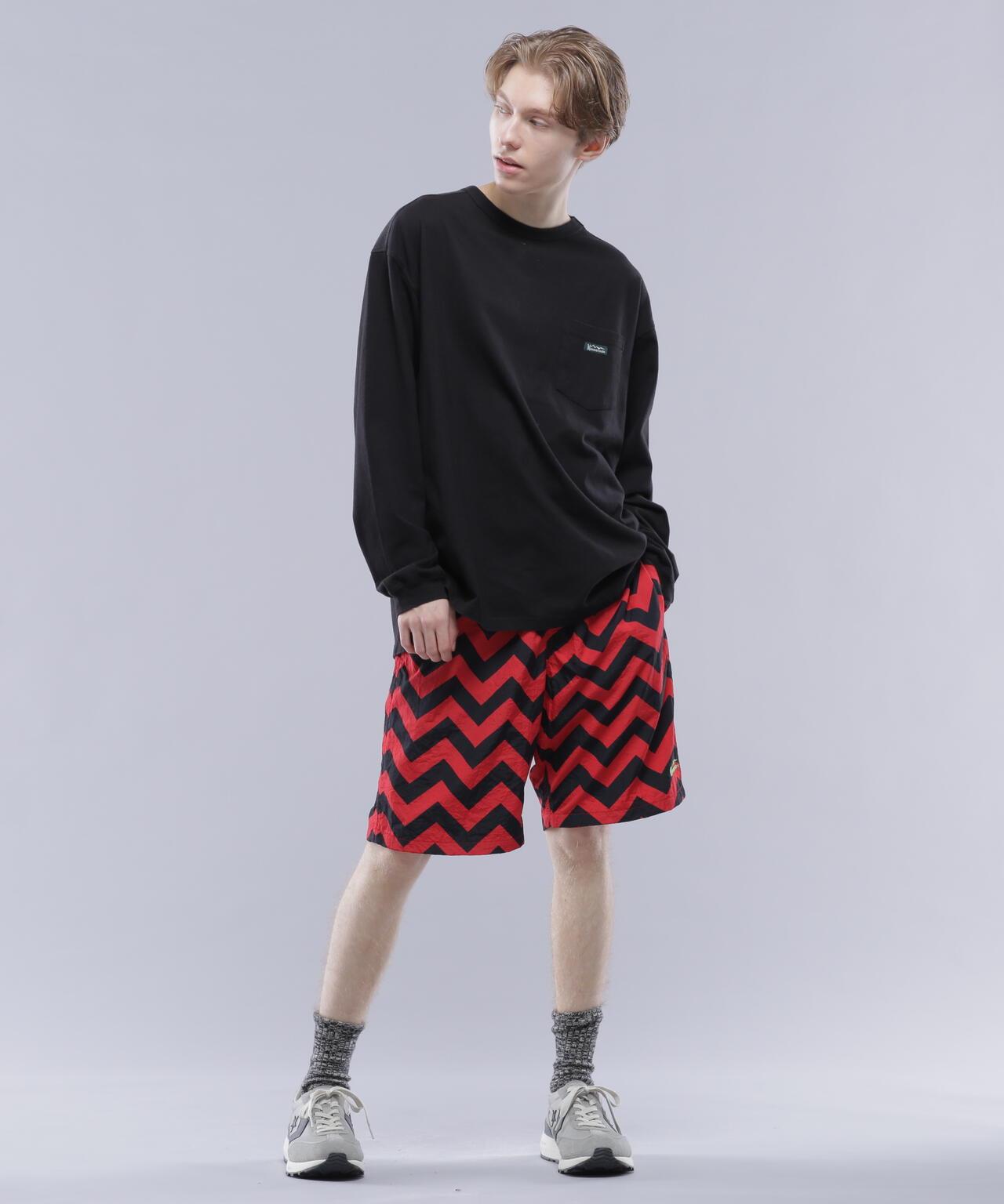 MANASTASH ZG COLOR SHORTS 之字拼色休閒短褲