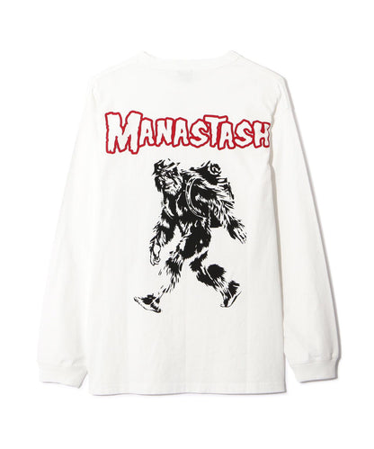 MANASTASH マナスタッシュ PUMICE L/S TEE BIG FOOT 長袖T恤