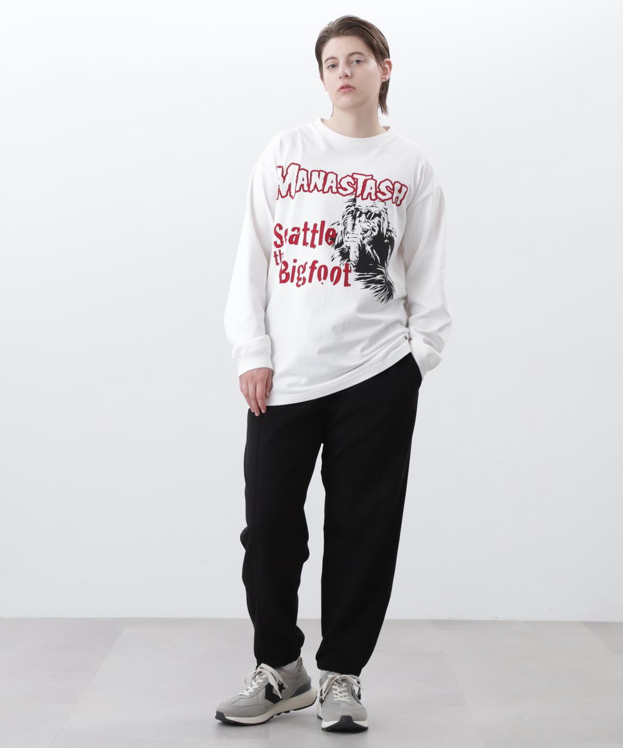 MANASTASH マナスタッシュ PUMICE L/S TEE BIG FOOT 長袖T恤