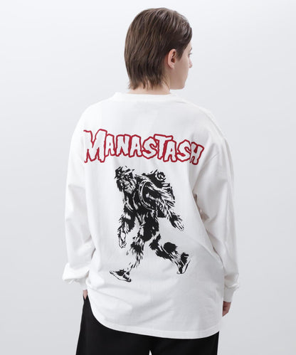 MANASTASH マナスタッシュ PUMICE L/S TEE BIG FOOT 長袖T恤