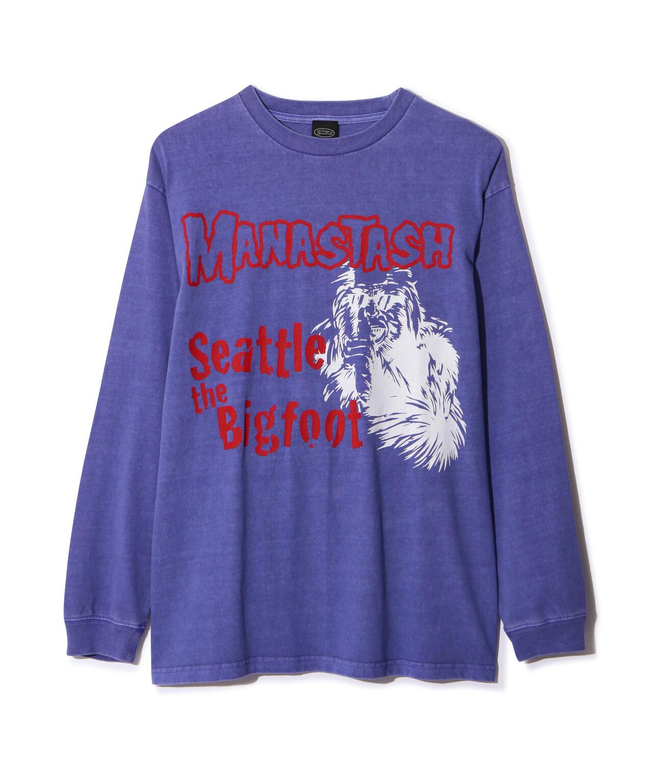 MANASTASH マナスタッシュ PUMICE L/S TEE BIG FOOT 長袖T恤