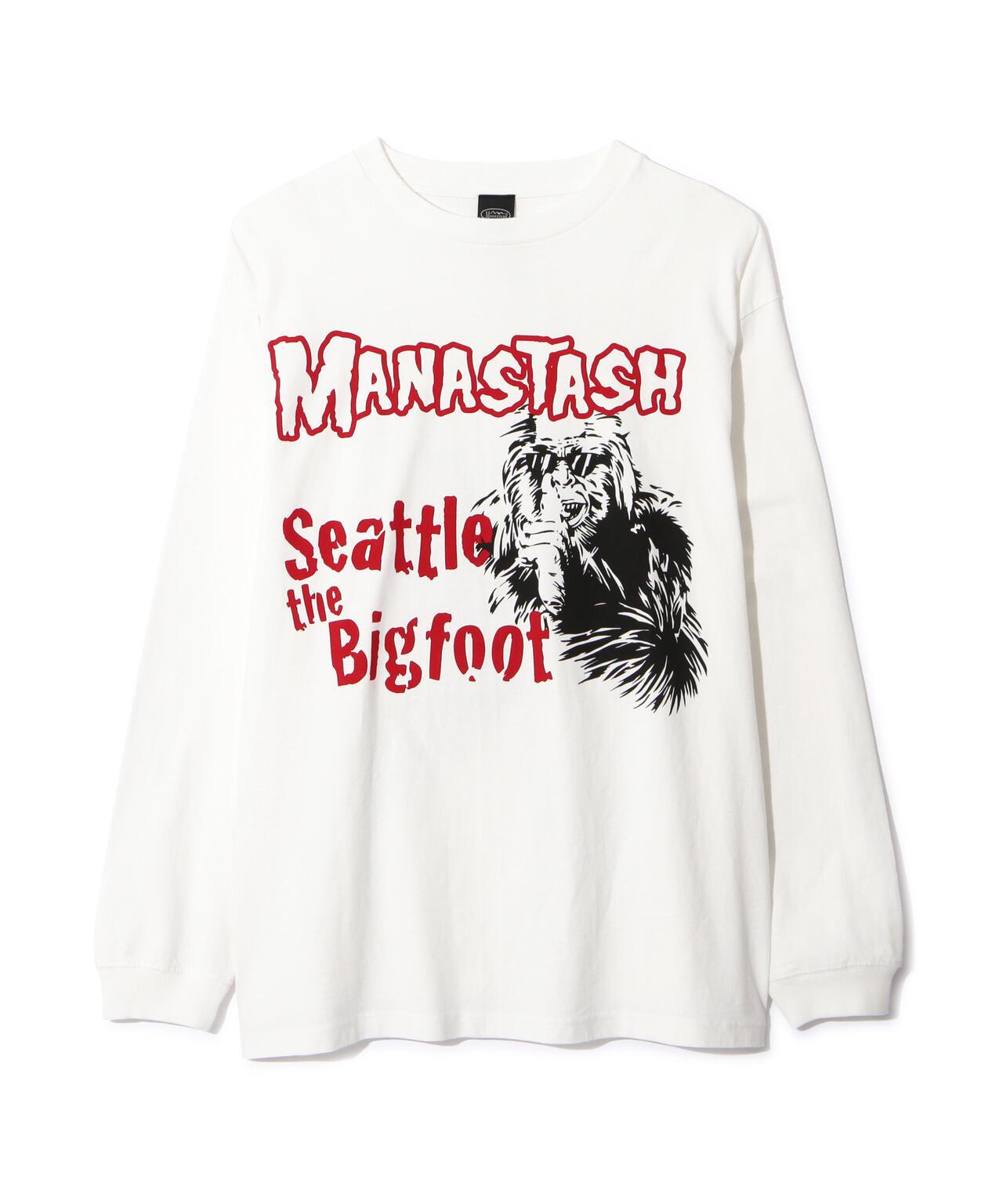 MANASTASH マナスタッシュ PUMICE L/S TEE BIG FOOT 長袖T恤
