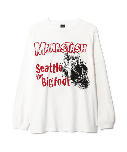 MANASTASH マナスタッシュ PUMICE L/S TEE BIG FOOT 長袖T恤