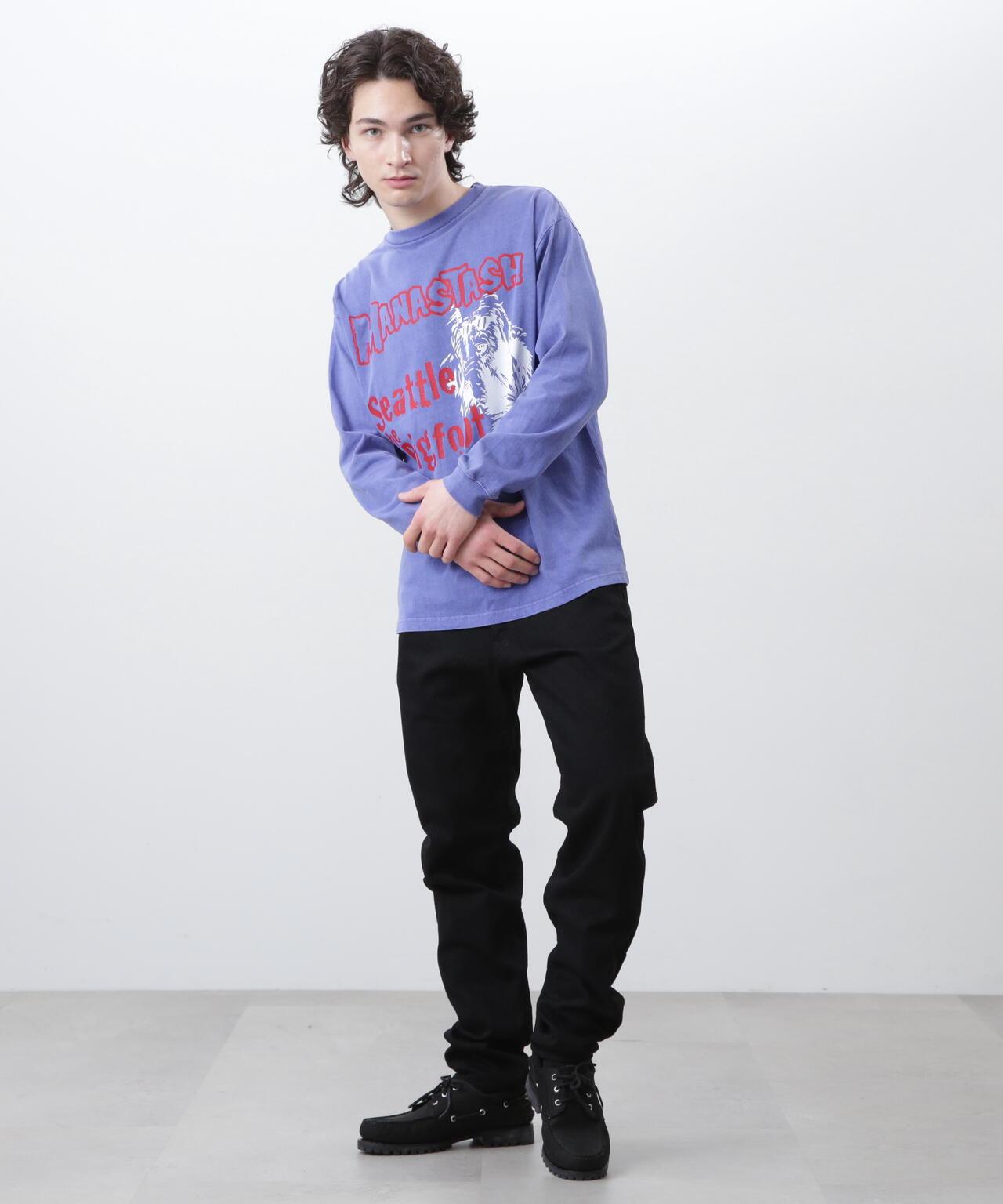 MANASTASH マナスタッシュ PUMICE L/S TEE BIG FOOT 長袖T恤