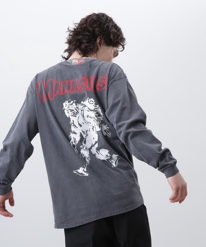 MANASTASH マナスタッシュ PUMICE L/S TEE BIG FOOT 長袖T恤