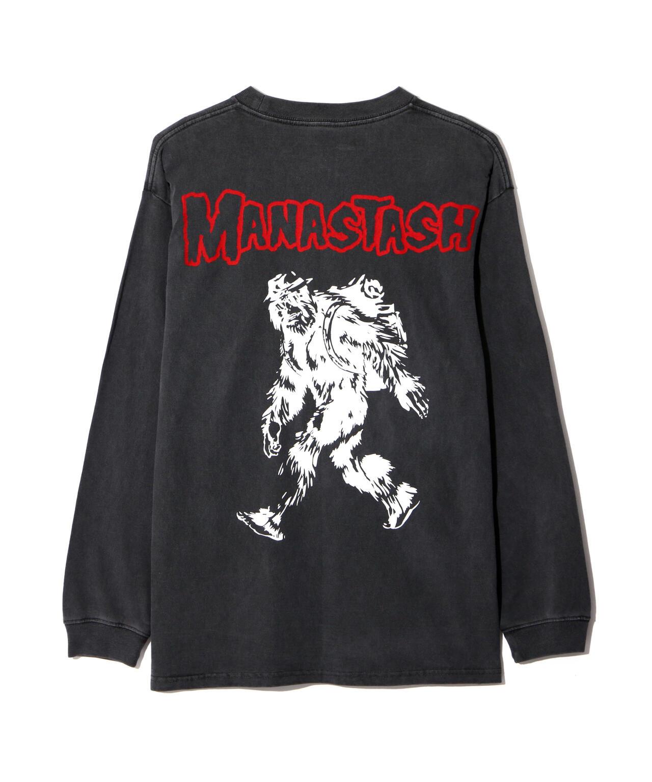 MANASTASH マナスタッシュ PUMICE L/S TEE BIG FOOT 長袖T恤