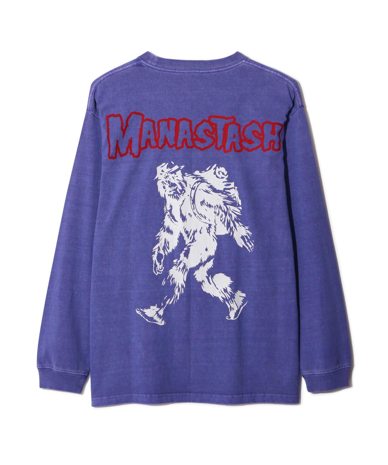 MANASTASH マナスタッシュ PUMICE L/S TEE BIG FOOT 長袖T恤