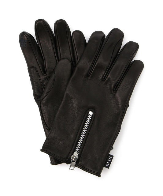 ZIP LEATHER GLOVE 拉鍊皮革手套