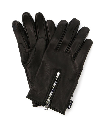 ZIP LEATHER GLOVE 拉鍊皮革手套