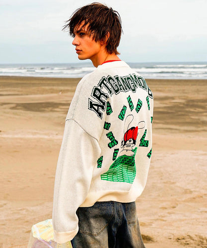 SKOLOCT×WHITELAND DOLLAR PULL KNIT 針織上衣