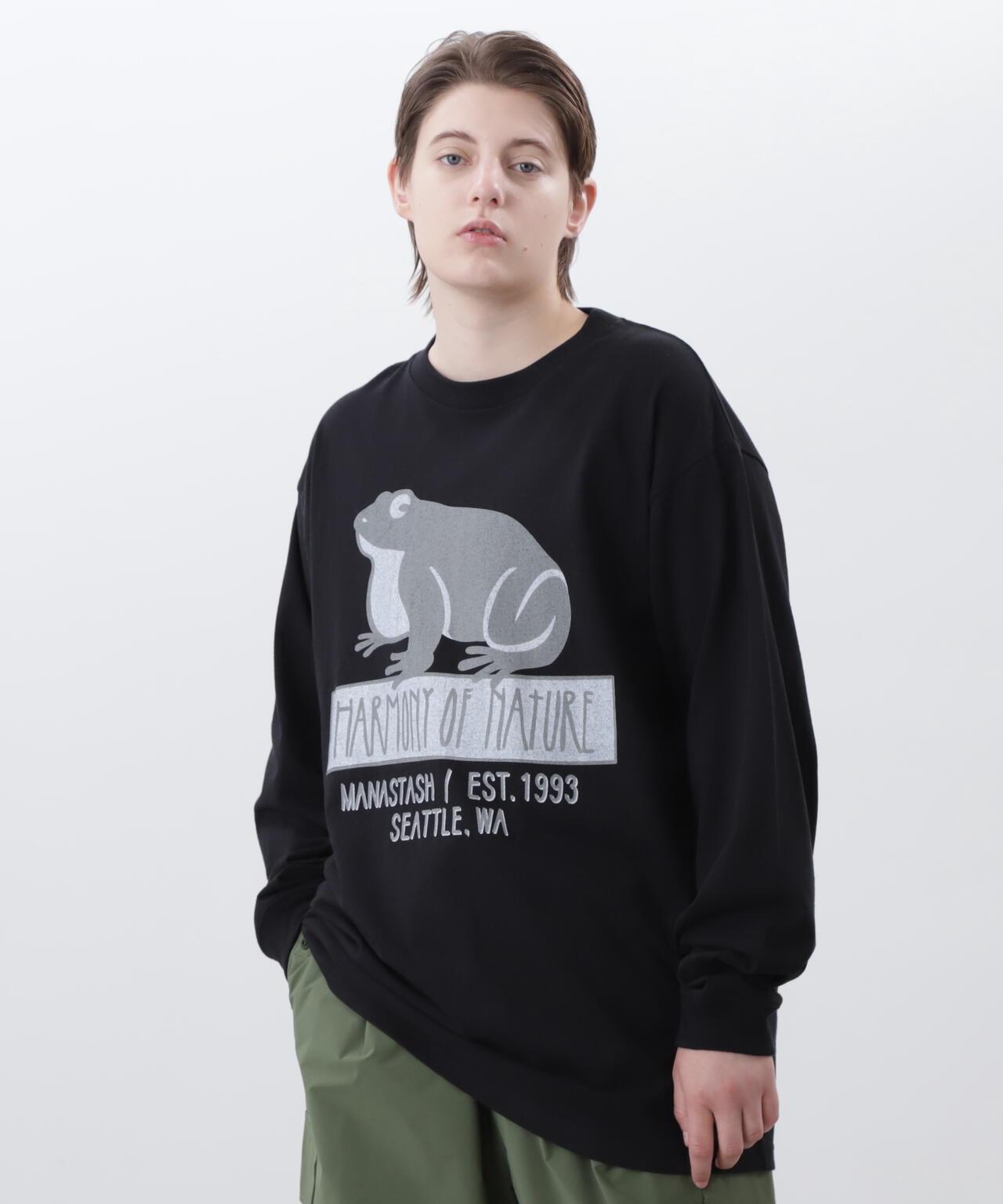 MANASTASH/マナスタッシュ CiTee L/S TEE HON 長袖T恤