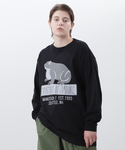 MANASTASH/マナスタッシュ CiTee L/S TEE HON 長袖T恤