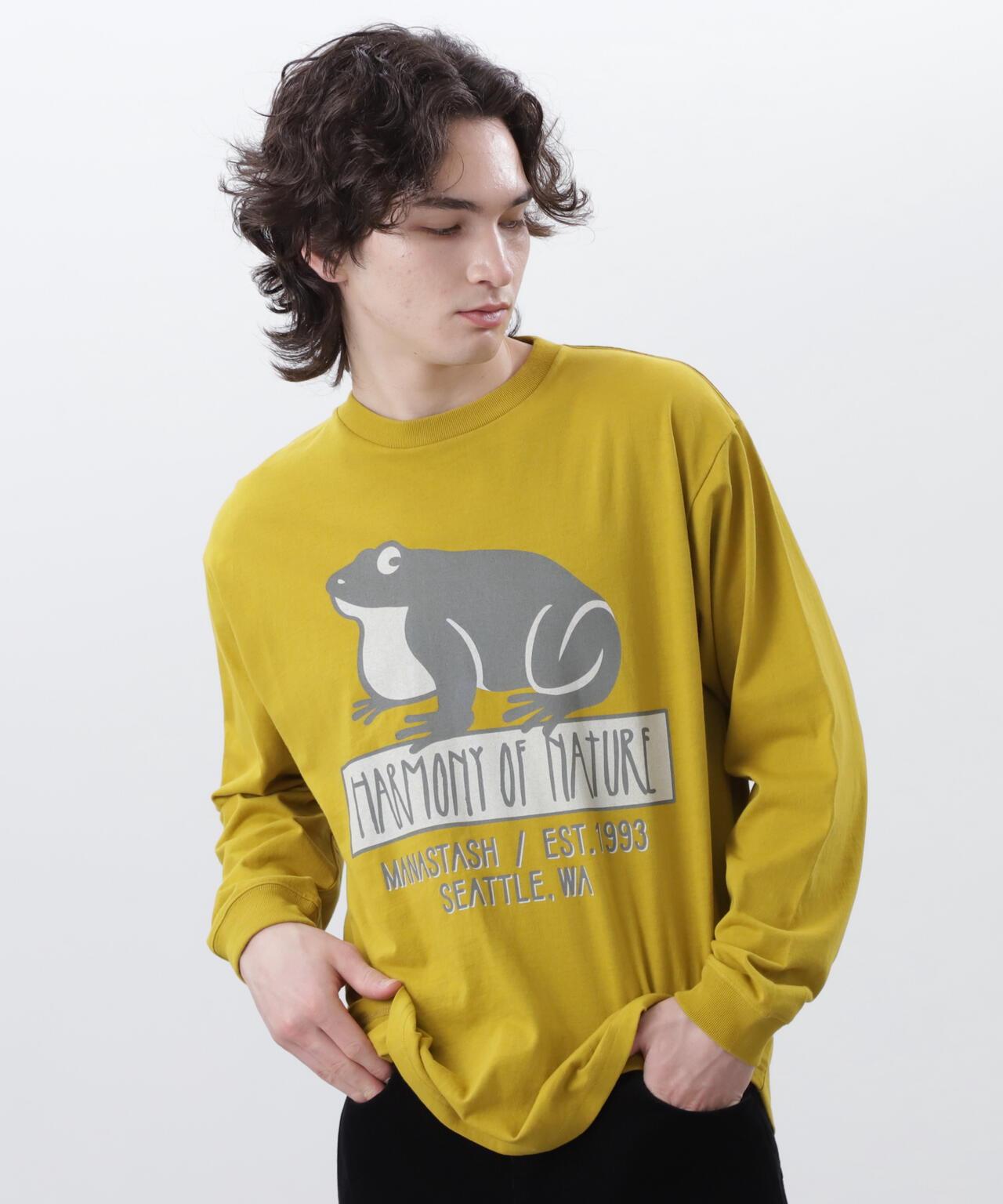MANASTASH/マナスタッシュ CiTee L/S TEE HON 長袖T恤