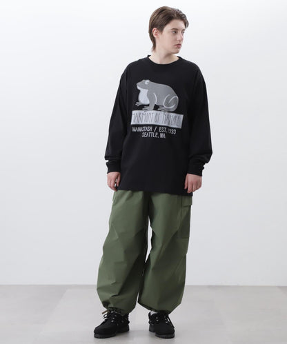 MANASTASH/マナスタッシュ CiTee L/S TEE HON 長袖T恤