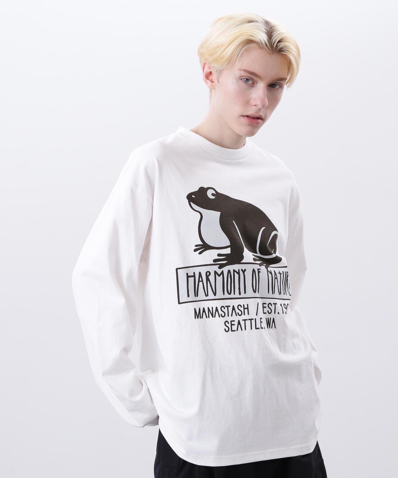 MANASTASH/マナスタッシュ CiTee L/S TEE HON 長袖T恤