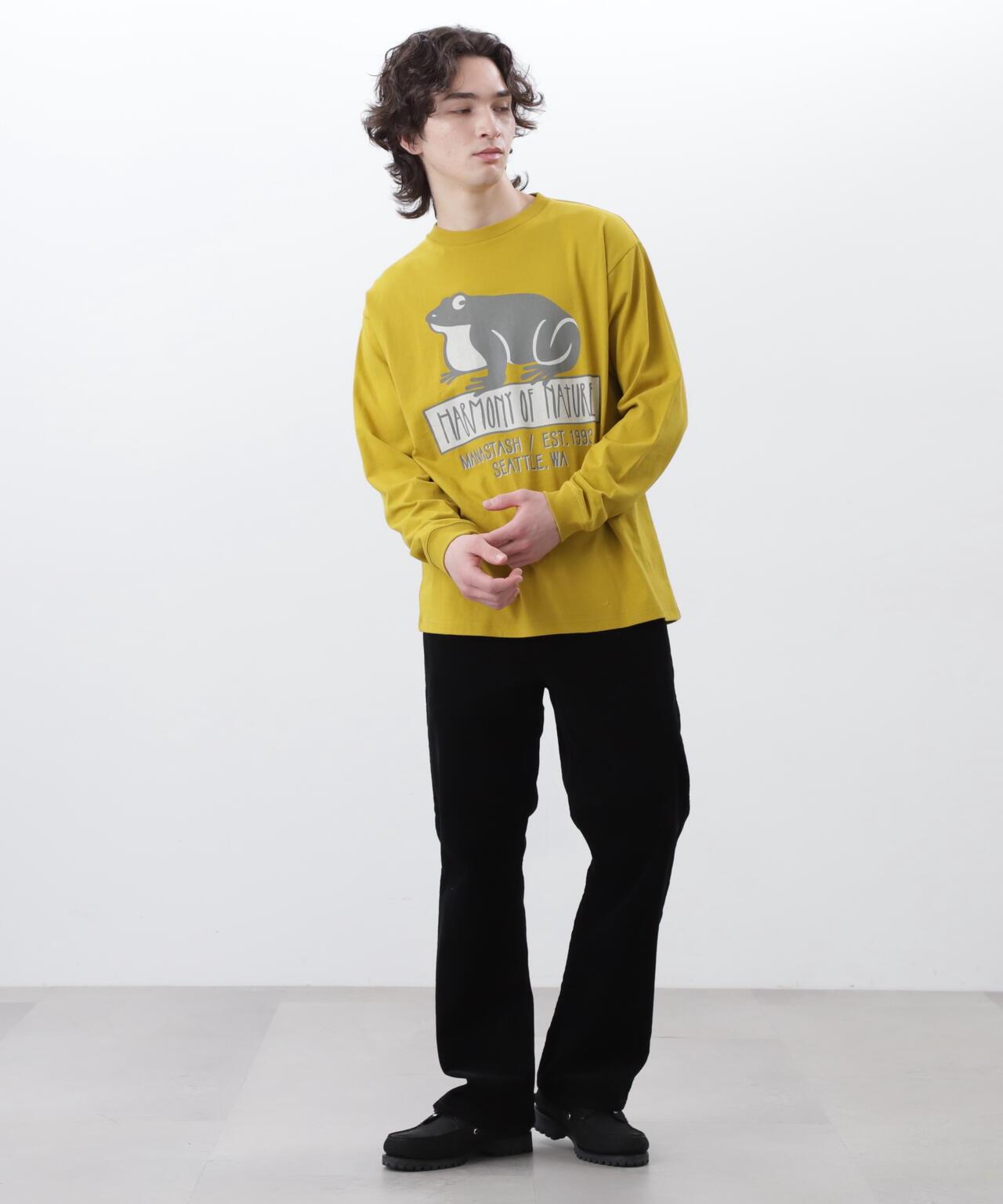 MANASTASH/マナスタッシュ CiTee L/S TEE HON 長袖T恤