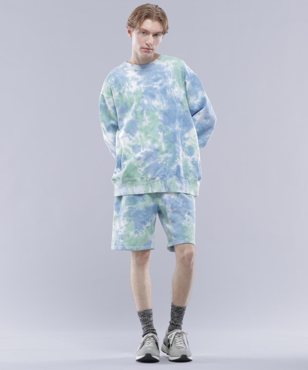 MANASTASH TIE DYE SWEAT SHORTS 扎染衛褲短褲