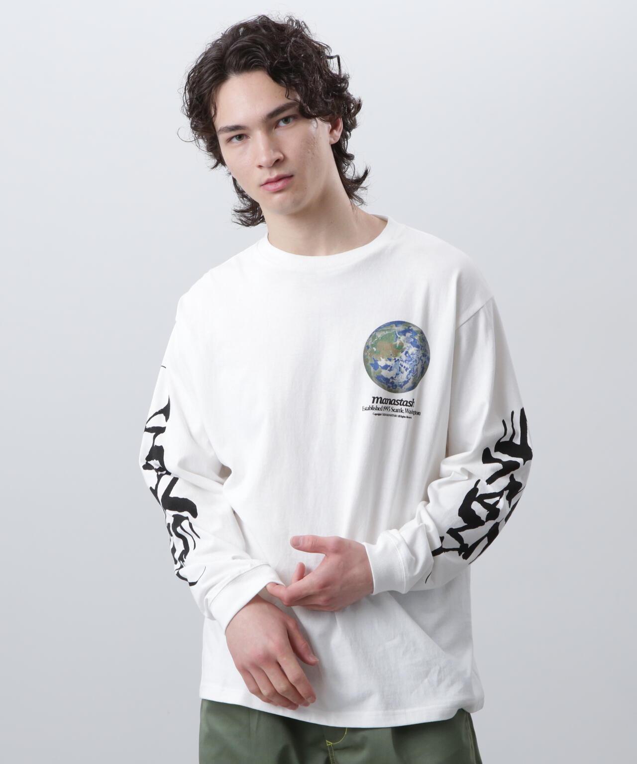 MANASTASH/マナスタッシュ CiTee L/S TEE WAVE 長袖T恤