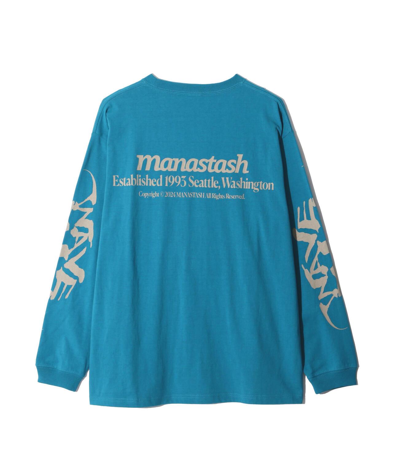 MANASTASH/マナスタッシュ CiTee L/S TEE WAVE 長袖T恤