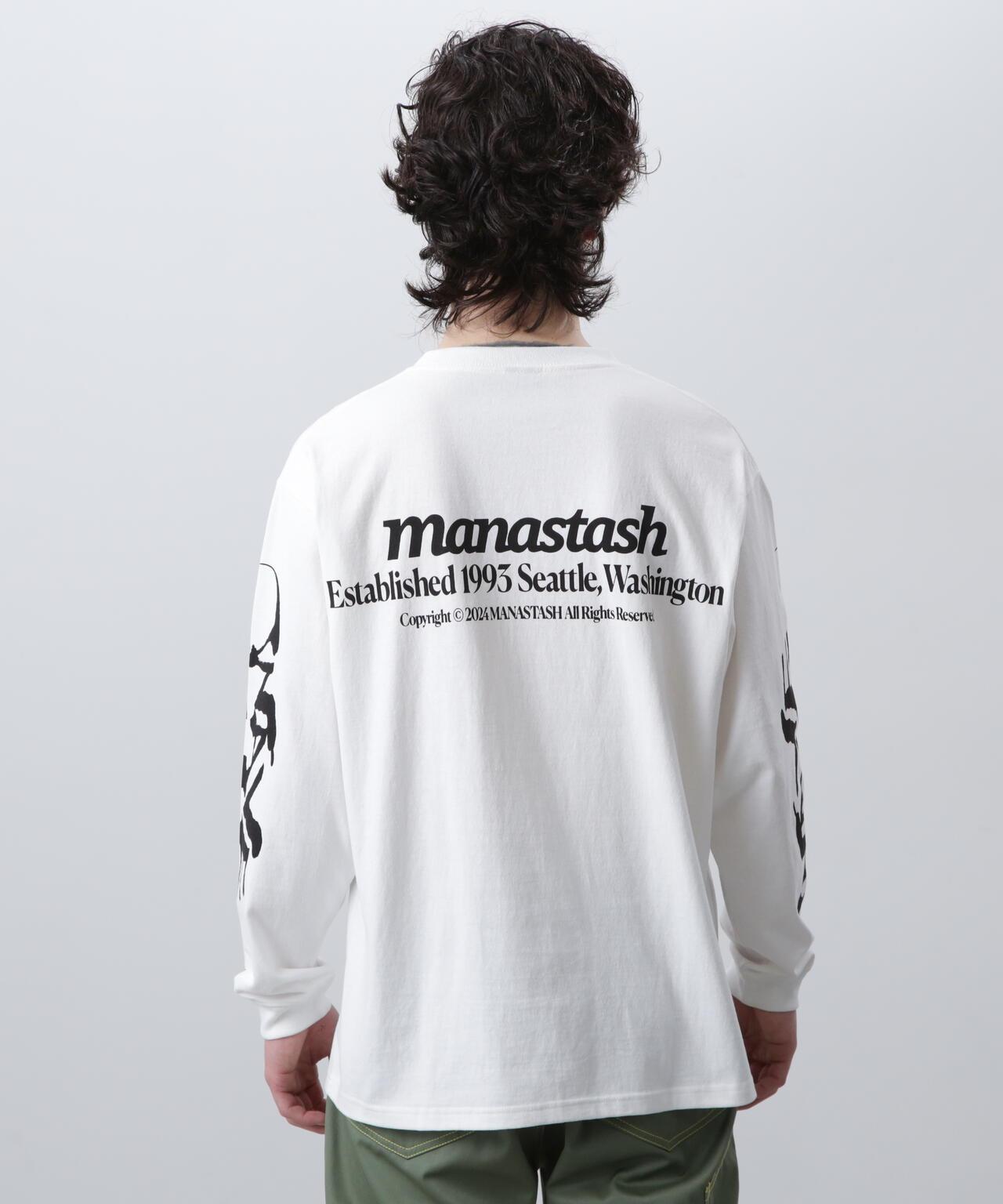 MANASTASH/マナスタッシュ CiTee L/S TEE WAVE 長袖T恤