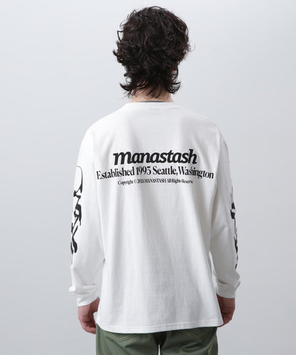 MANASTASH/マナスタッシュ CiTee L/S TEE WAVE 長袖T恤