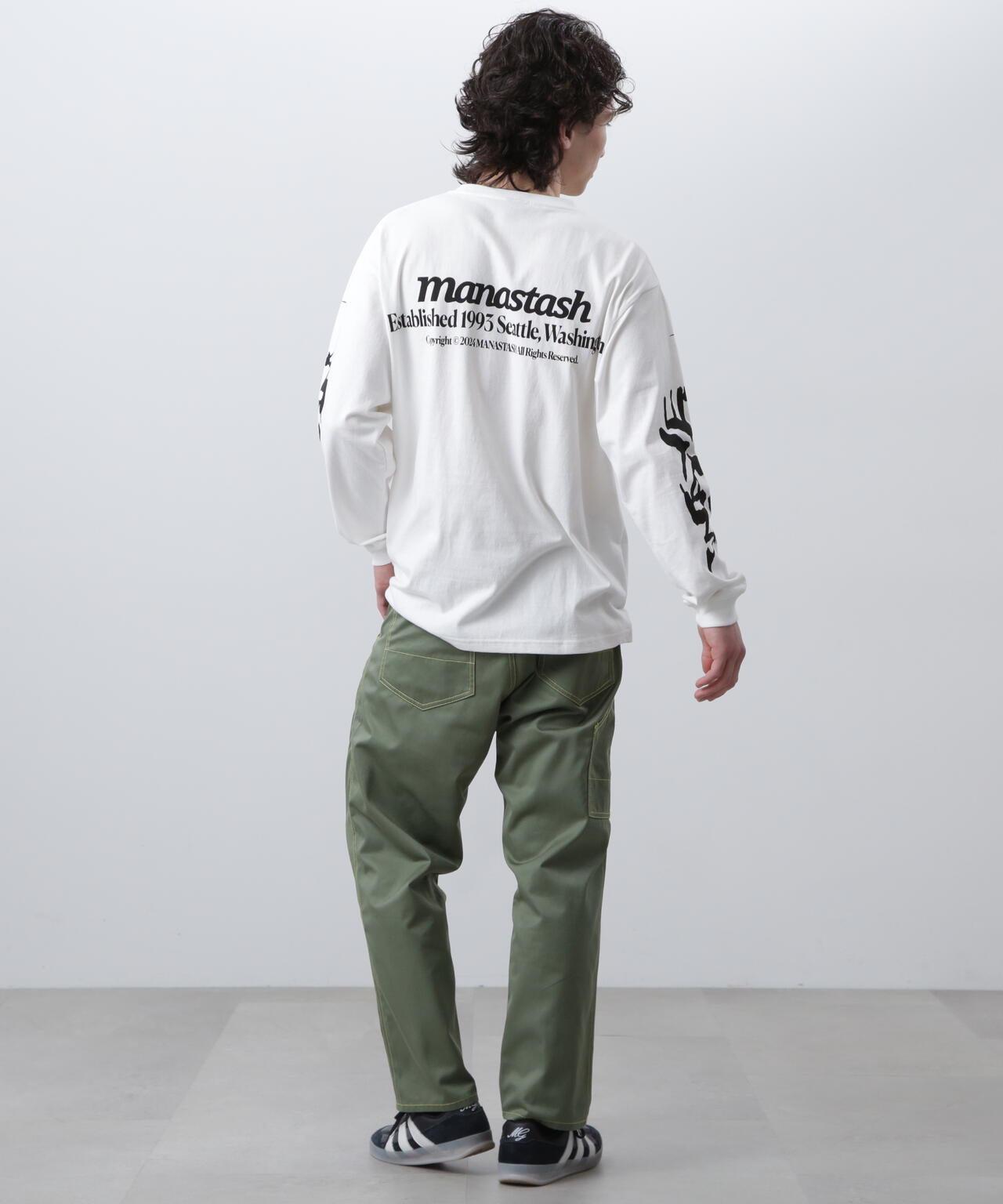 MANASTASH/マナスタッシュ CiTee L/S TEE WAVE 長袖T恤