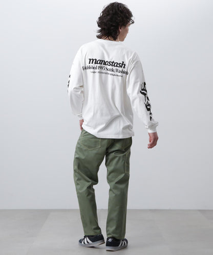 MANASTASH/マナスタッシュ CiTee L/S TEE WAVE 長袖T恤