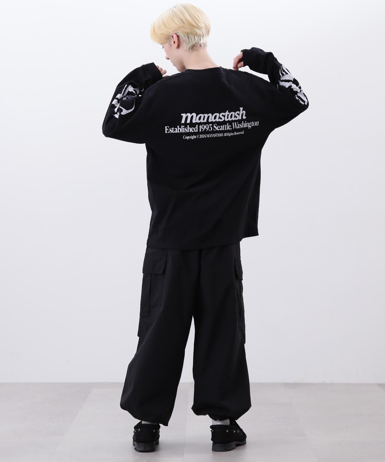 MANASTASH/マナスタッシュ CiTee L/S TEE WAVE 長袖T恤