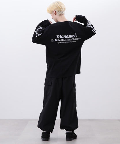 MANASTASH/マナスタッシュ CiTee L/S TEE WAVE 長袖T恤