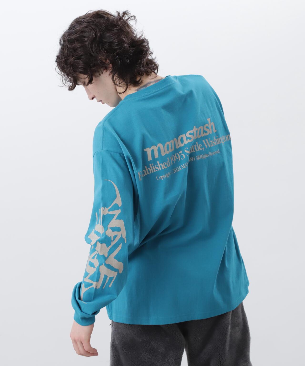 MANASTASH/マナスタッシュ CiTee L/S TEE WAVE 長袖T恤