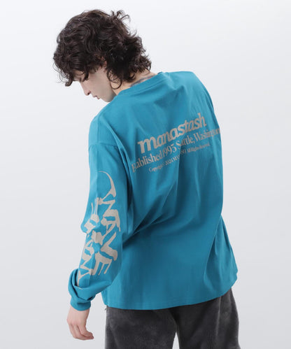 MANASTASH/マナスタッシュ CiTee L/S TEE WAVE 長袖T恤