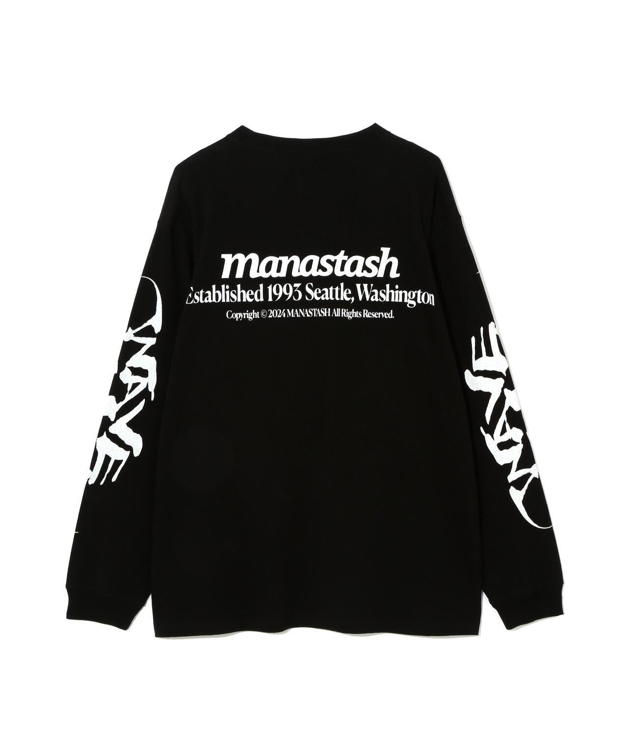 MANASTASH/マナスタッシュ CiTee L/S TEE WAVE 長袖T恤