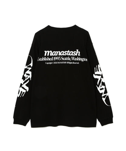 MANASTASH/マナスタッシュ CiTee L/S TEE WAVE 長袖T恤