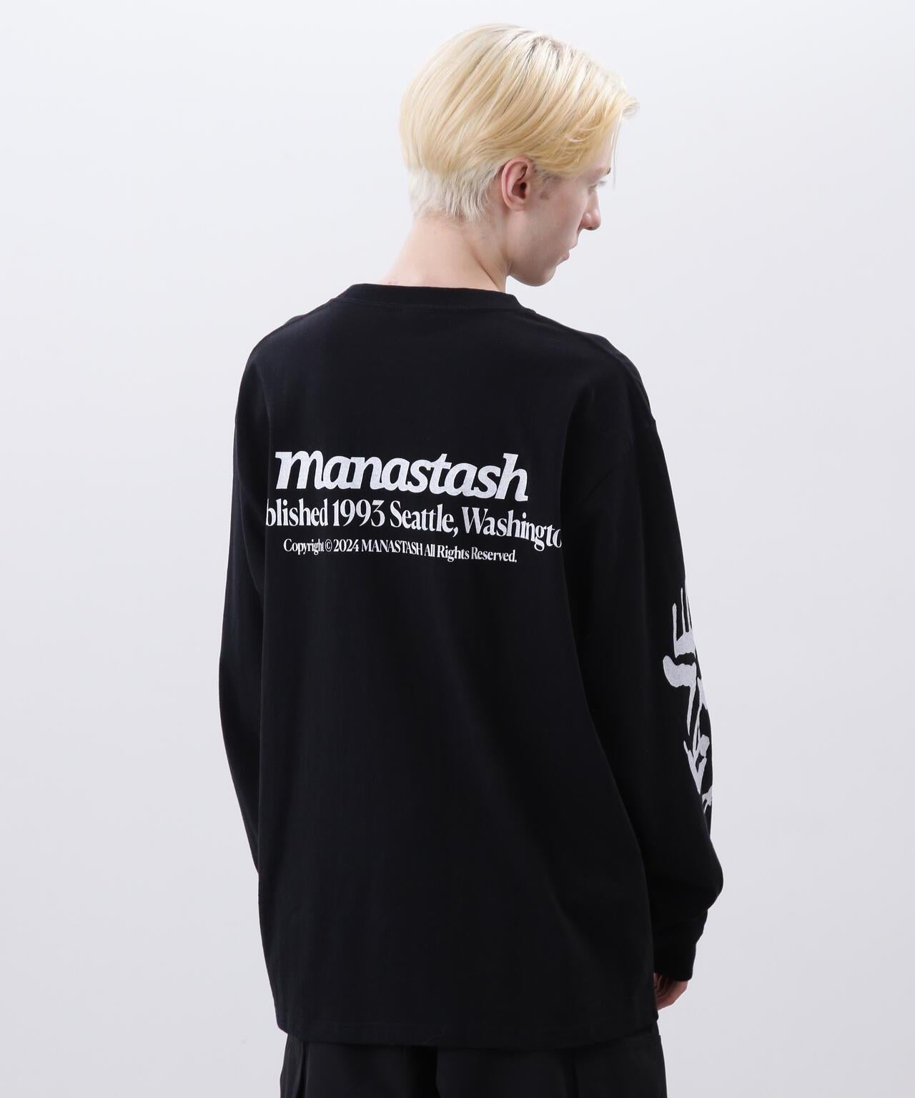 MANASTASH/マナスタッシュ CiTee L/S TEE WAVE 長袖T恤