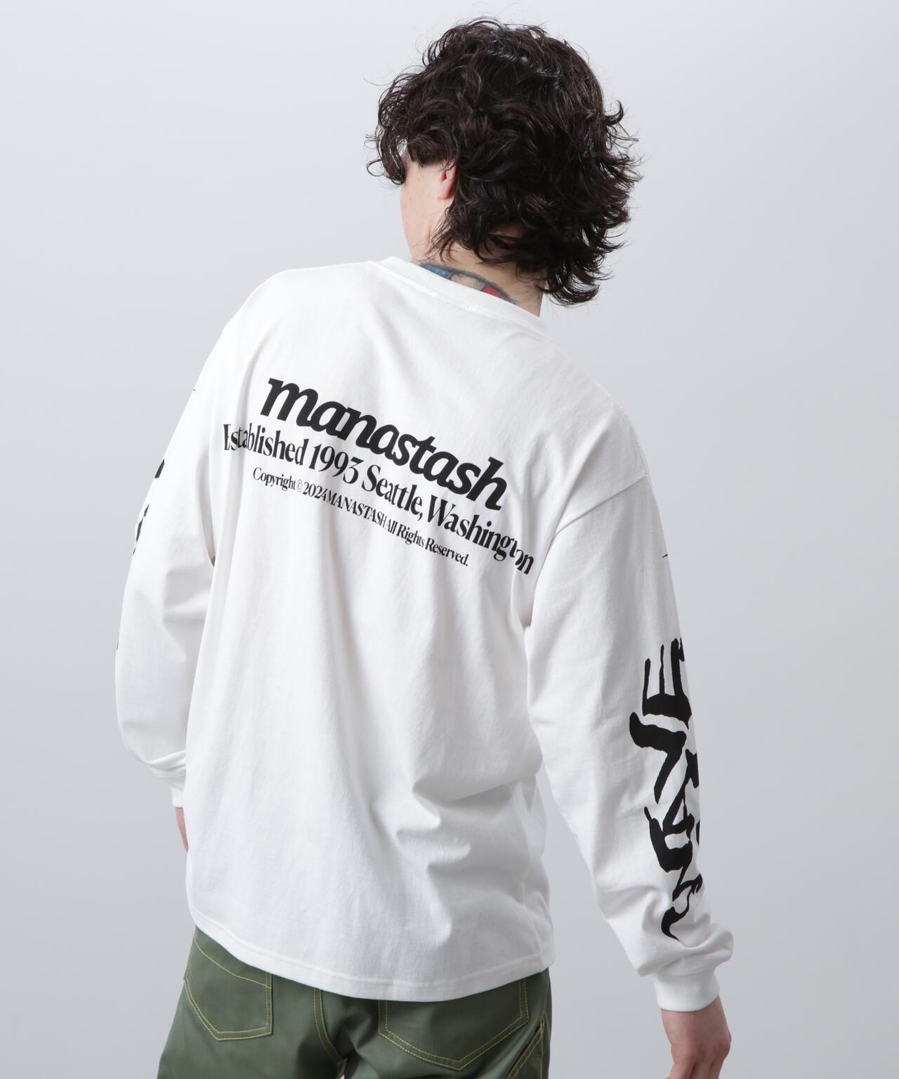 MANASTASH/マナスタッシュ CiTee L/S TEE WAVE 長袖T恤