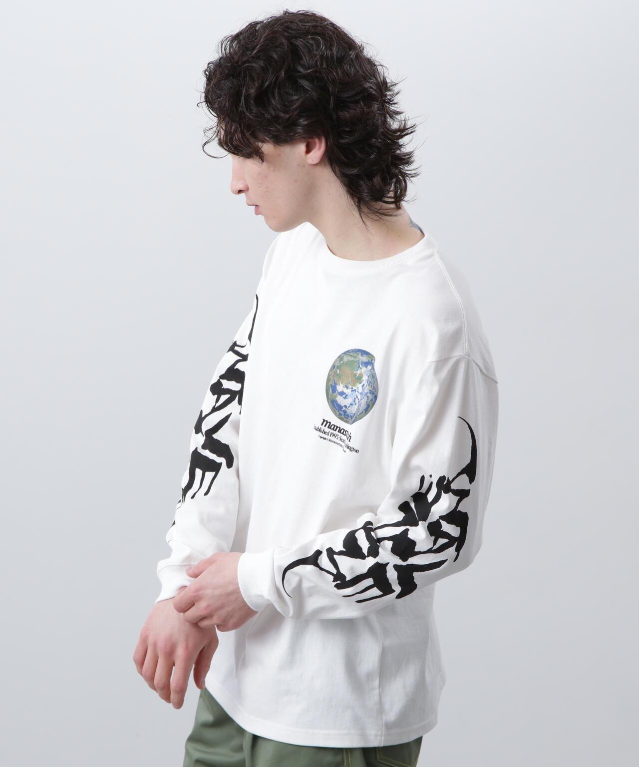 MANASTASH/マナスタッシュ CiTee L/S TEE WAVE 長袖T恤