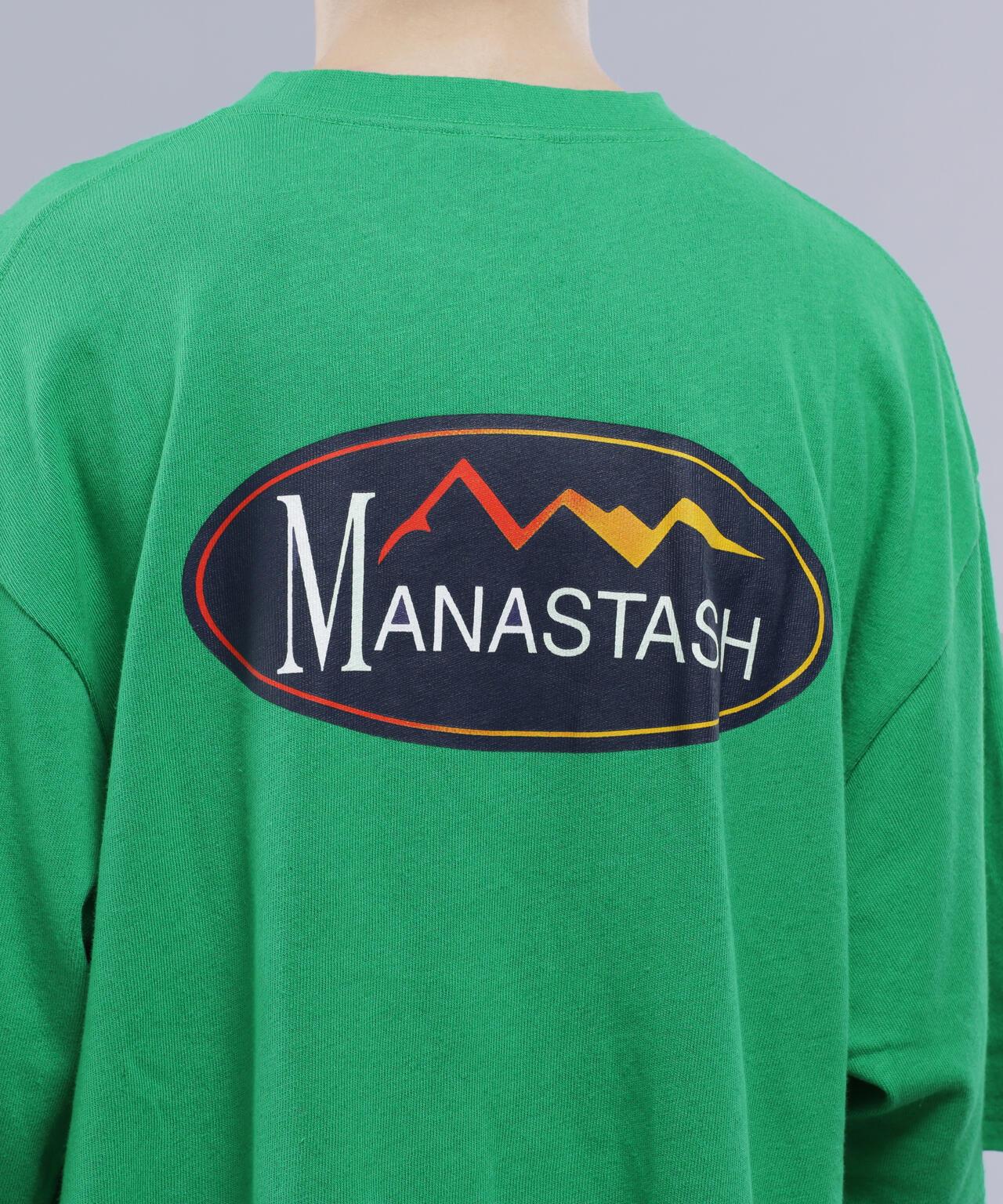 MANASTASH HEMP TEE ORIGINAL LOGO 大麻纖維印花T恤