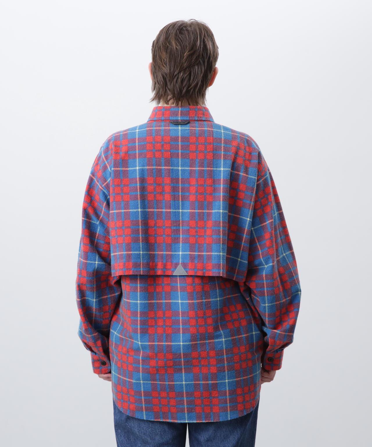 MANASTASH ZIP FLANNEL SHIRTS 拉鍊法蘭絨襯衫