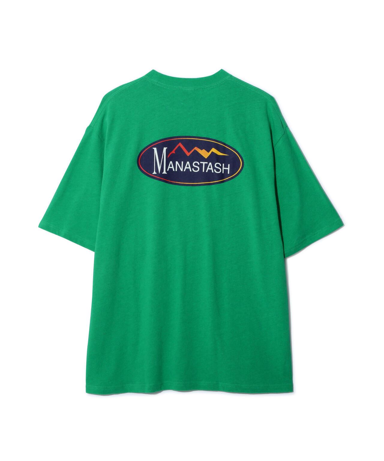 MANASTASH HEMP TEE ORIGINAL LOGO 大麻纖維印花T恤