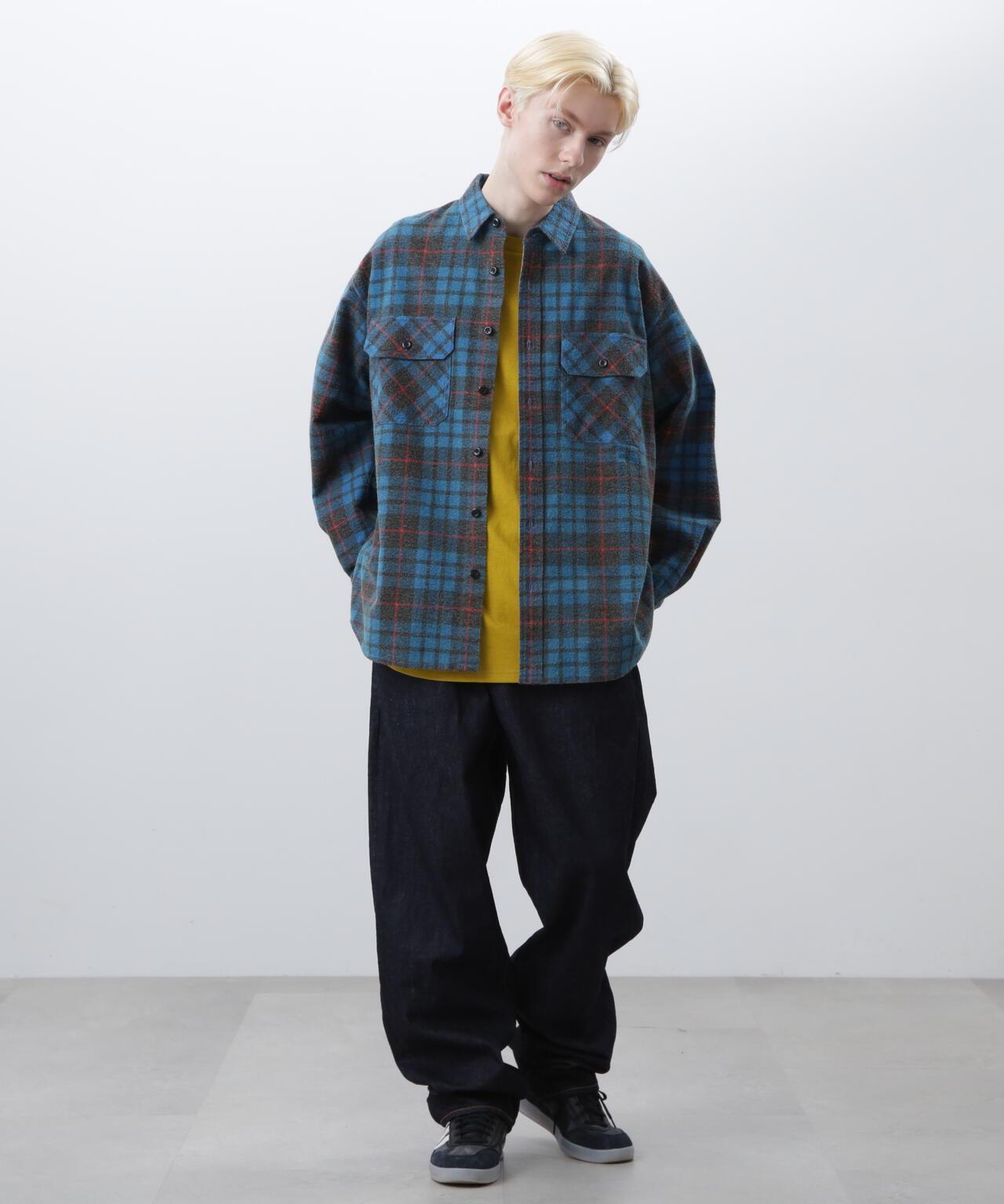 MANASTASH ZIP FLANNEL SHIRTS 拉鍊法蘭絨襯衫