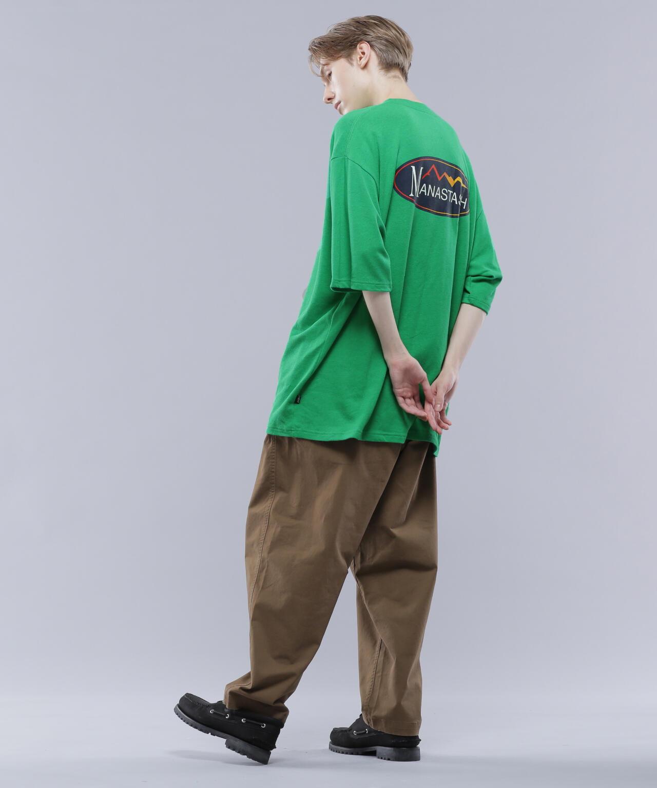 MANASTASH HEMP TEE ORIGINAL LOGO 大麻纖維印花T恤