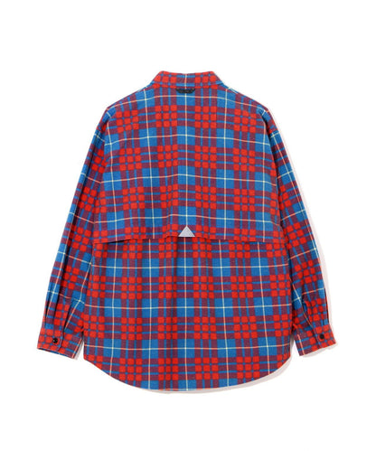 MANASTASH ZIP FLANNEL SHIRTS 拉鍊法蘭絨襯衫