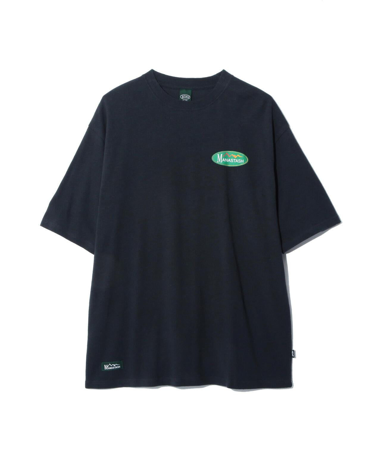 MANASTASH HEMP TEE ORIGINAL LOGO 大麻纖維印花T恤