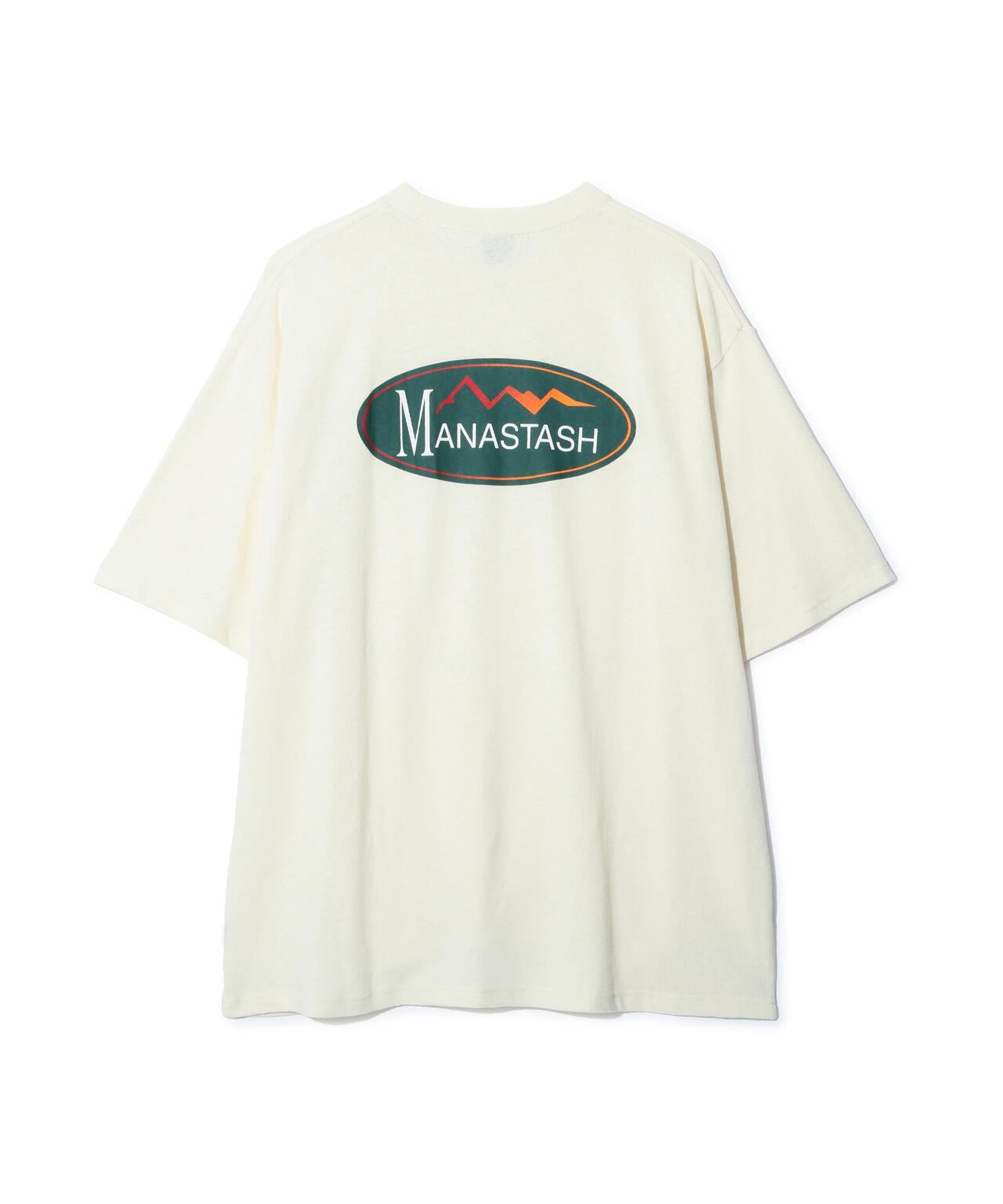 MANASTASH HEMP TEE ORIGINAL LOGO 大麻纖維印花T恤