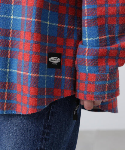 MANASTASH ZIP FLANNEL SHIRTS 拉鍊法蘭絨襯衫