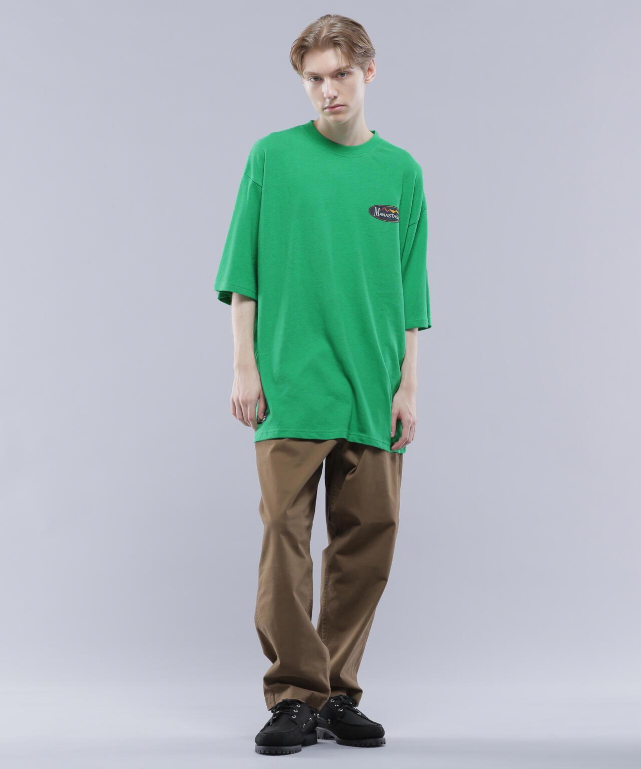 MANASTASH HEMP TEE ORIGINAL LOGO 大麻纖維印花T恤
